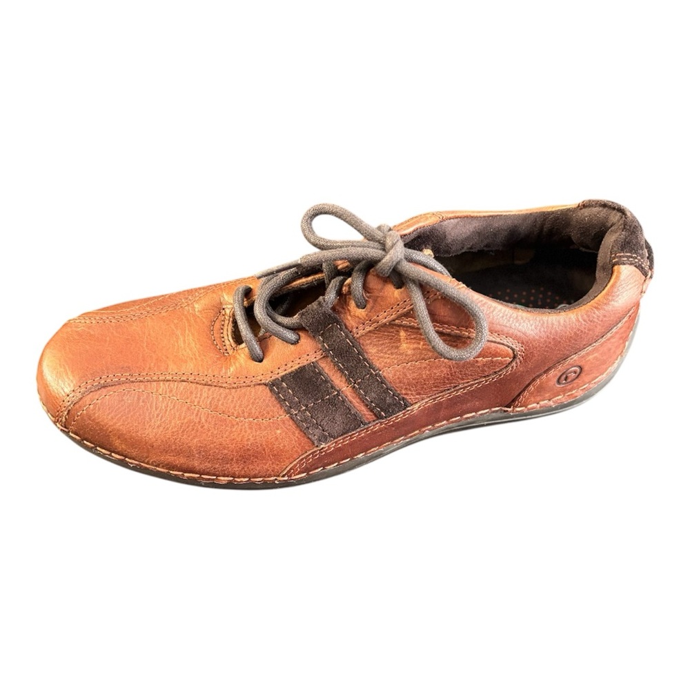 Adidas X Rockport Men’s Sz 8 Adiprene brown leather lace-up casual shoes